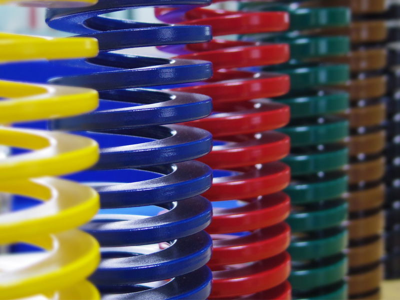 圧縮コイルばね冷間成形の製造工程 表面処理 塗装